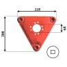Disco falciante triangolare adattabile Vicon 1025294