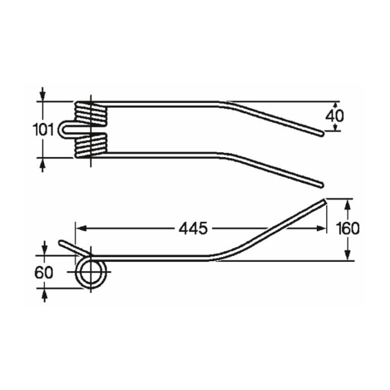 Dente giroandanatore adattabile GalfrÃ¨ e Kuhn filo 8,5