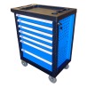 Carrello porta attrezzi professionale da officina Ama 7 cassetti 253 attrezzi assortiti