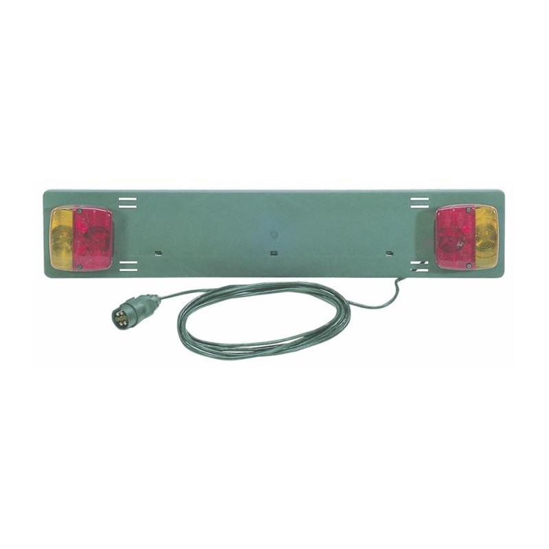 Kit portatarga 12 V in PVC e lunghezza 750mm
