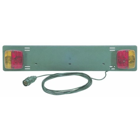 Kit portatarga 12 V in PVC e lunghezza 750mm