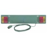 Kit portatarga 12 V in PVC e lunghezza 750mm