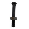 Bullone testa ovale M10x70 con dado