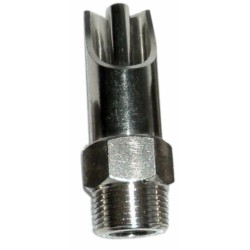 Abbeveratoio suini acciaio e ottone Ã˜ 25mm filetto M3/4"