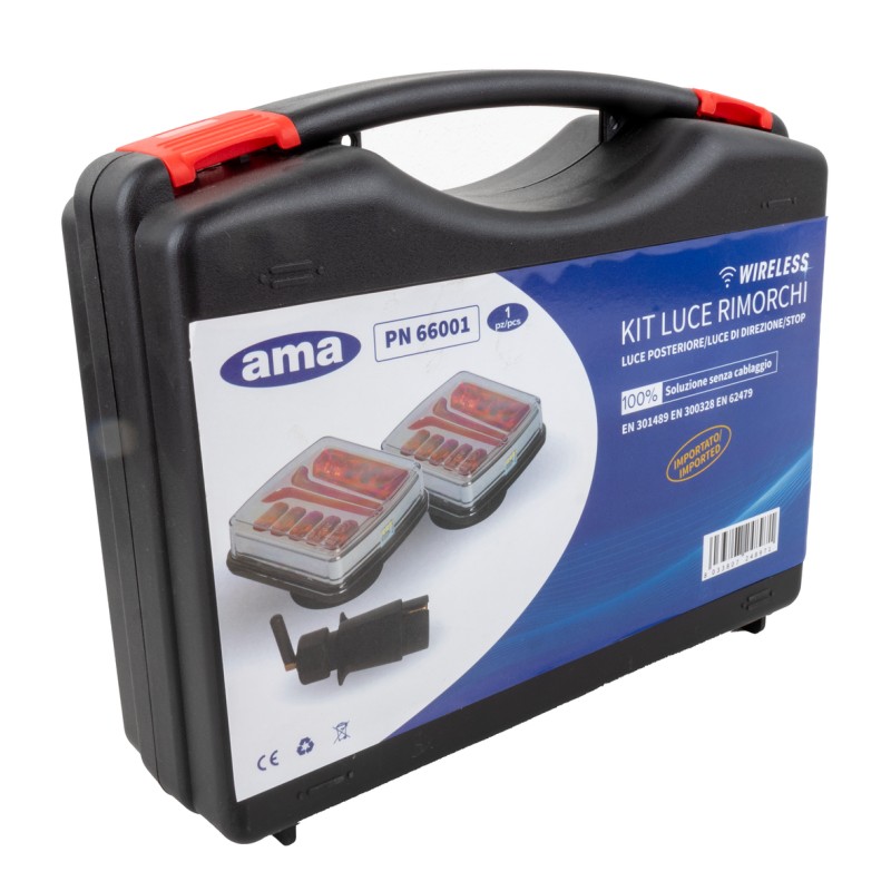 Kit luci rimorchio a LED magnetico e senza fili