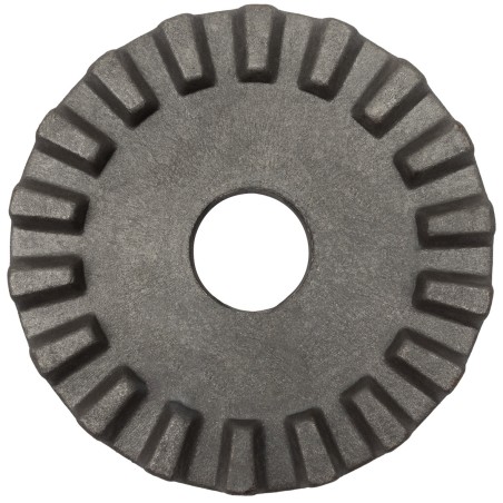 Piastra dentata per ruspa livellatrice Ã˜ 250mm con foro centrale Ã˜ 60mm