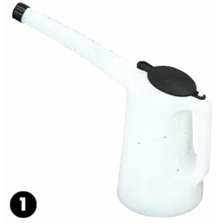 Brocca in polietilene 1 lt con coperchio