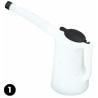 Brocca in polietilene 1 lt con coperchio
