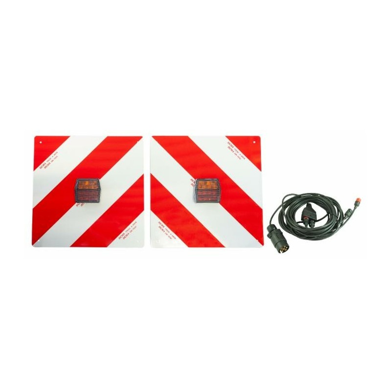 Kit pannelli 423x423mm con fanali LED 12V per segnalazione su strada