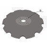 Disco frangizolle base piana Ã˜ 560mm sp. 5mm