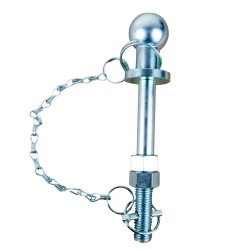 Perno traino a sfera zincato Ã¸22x190mm