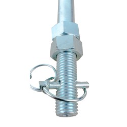 Perno traino a sfera zincato Ã¸22x190mm