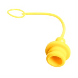 Tappo per innesto rapido giallo femmina da M1/2"