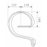 Rinforzo per molla 60x12mm