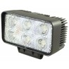 Faro da lavoro 6 LED Epistar rettangolare ad ampio raggio 60Â° 18W IP68