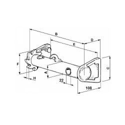 Verricello destro rinforzato Ã¸ 60mm