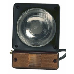 Proiettore 155x212mm verticale con indicatore di direzione adattabile JCB, Volvo e CAT