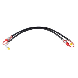Kit tubi idraulici 3/8" 2SN per terzi punti con valvola di blocco