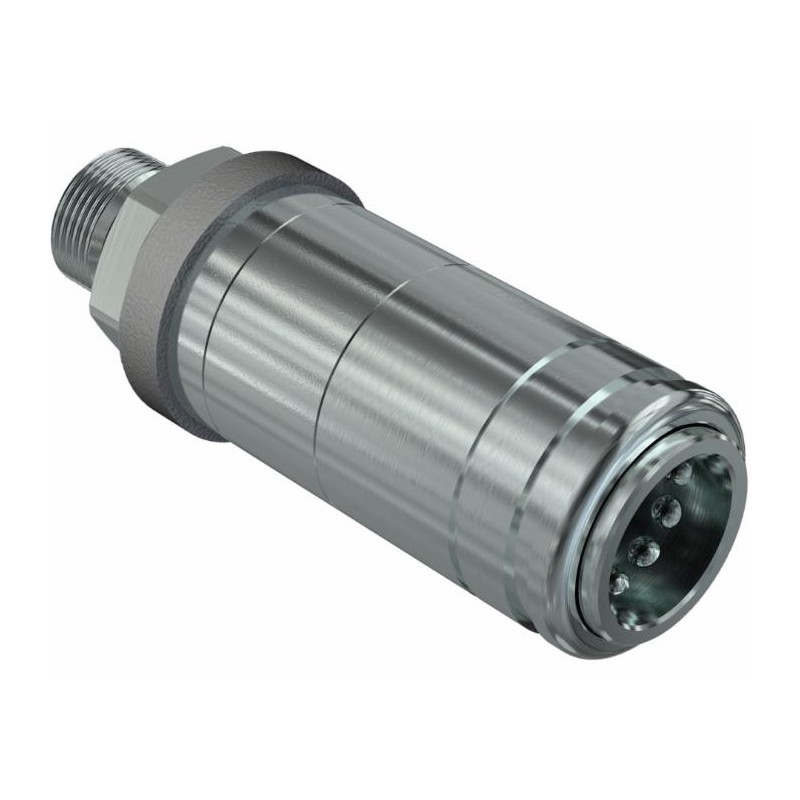 Innesto rapido a valvola femmina push-pull faster da 1/2" filetto maschio 22x1,5