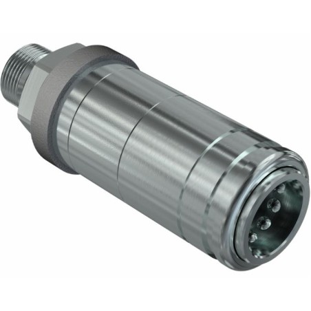 Innesto rapido a valvola femmina push-pull faster da 1/2" filetto maschio 22x1,5