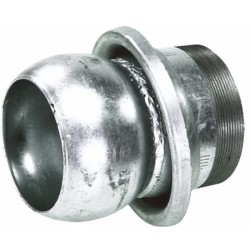 Sfera e anello zincati Ama con tronchetto filettato maschio  Ã¸ 120mm per impianti di irrigazione