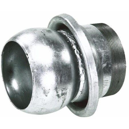 Sfera e anello zincati Ama con tronchetto filettato maschio  Ã¸ 120mm per impianti di irrigazione