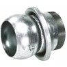Sfera e anello zincati Ama con tronchetto filettato maschio  Ã¸ 120mm per impianti di irrigazione