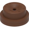 Ugello cono vuoto con inserto ceramica e corpo Delrin marrone