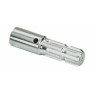 Riduzione per presa di forza con profilo interno 20x17mm con 12 scanalature e lunghezza 120mm