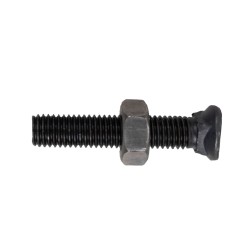 Bullone testa ovale M10x55 con dado