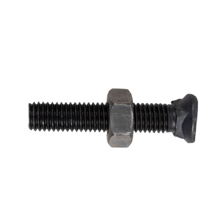 Bullone testa ovale M10x55 con dado