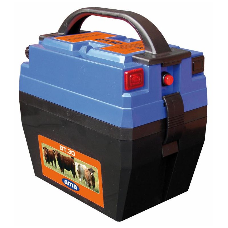 Elettrificatore per recinti elettrici Ama Ranch BT30 da 9V