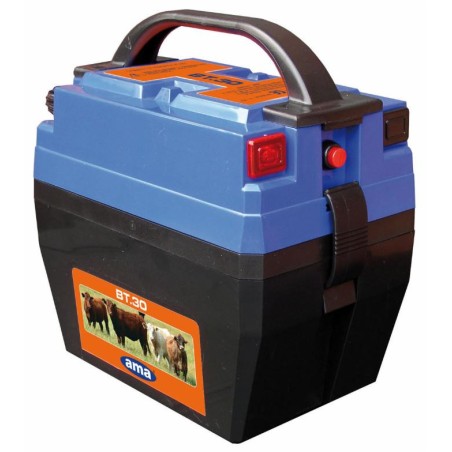 Elettrificatore per recinti elettrici Ama Ranch BT30 da 9V