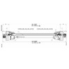 Cardano standard w2400x1000 con tubo a limone spinato