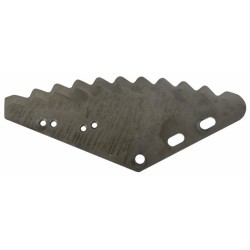 Coltello per carromiscelatore 530x270mm adattabile a Agm, Faresin, Generalmix, Verticalmix, Italmix, Pagliari e Storti