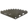 Coltello per carromiscelatore 530x270mm adattabile a Agm, Faresin, Generalmix, Verticalmix, Italmix, Pagliari e Storti