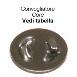 Convogliatore acciaio Ã¸17cieco
