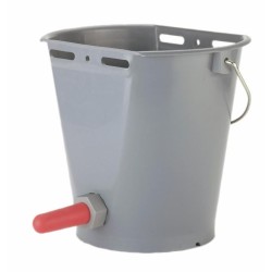 Secchio da 8 lt per alimentazione vitelli con poppatoio