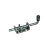 Perno a molla in acciaio inox con il diametro del perno Ã˜ 12mm e base di fissaggio 74x40mm