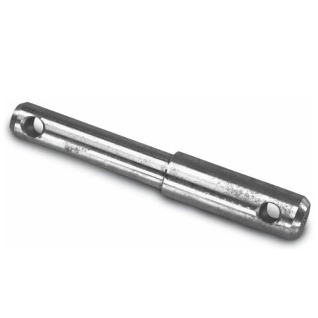 Perno doppio a saldare corpo Ã¸ 22-28mm e fori Ã¸ 12mm