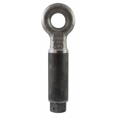 Occhione di aggancio girevole per rimorchi omologato Ã˜ foro interno 50mm con bussola