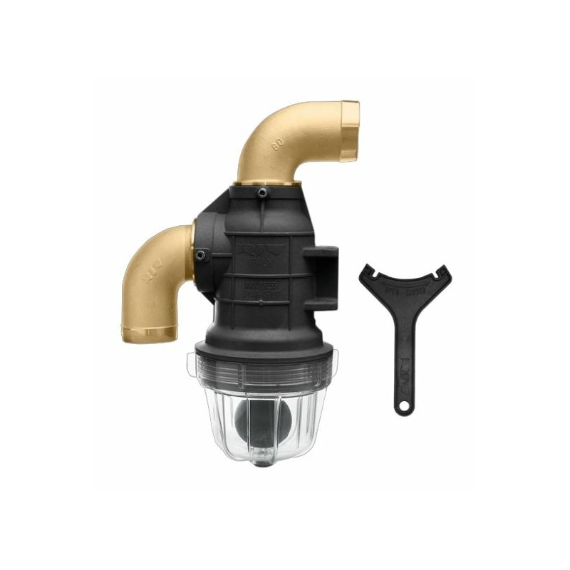 Valvola sifone raccordo curvo Ã¸60mm