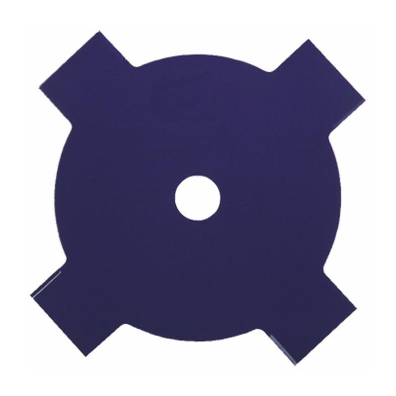 Disco di ricambio per decespugliatore con 4 denti in acciaio Ã˜ esterno 255mm Ã˜ foro 25,4mm