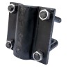 Staffa fissaggio molla quadra 25x25