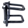 Staffa fissaggio molla quadra 25x25