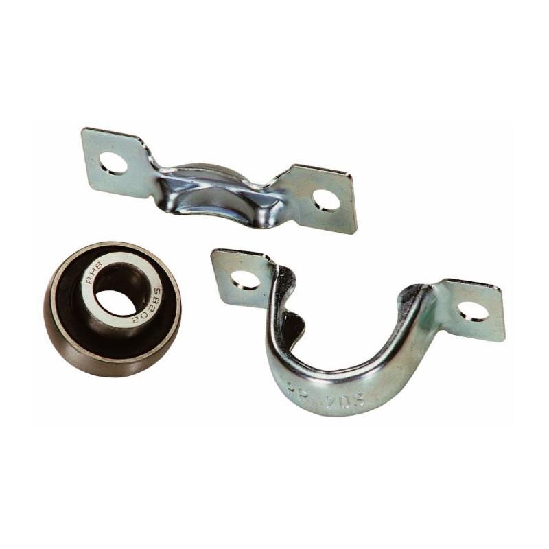 Supporto dritto in lamiera stampata SBPP 204 con cuscinetto Ã˜ 20mm