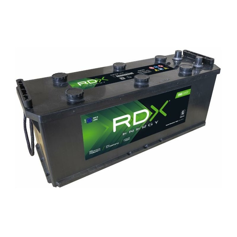 Batteria RDX destra 12V 135AH 800A 509x175x204mm