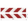 Kit 2 pannelli adesivi omologati per segnalazione su strada 846x141mm