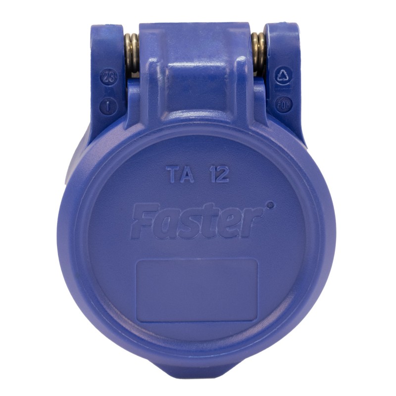 Tappo di protezione automatico blu per innesto femmina M1/2"