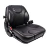 Sedile MUL020MA in sky nero con sospensione meccanica microswitch e cintura